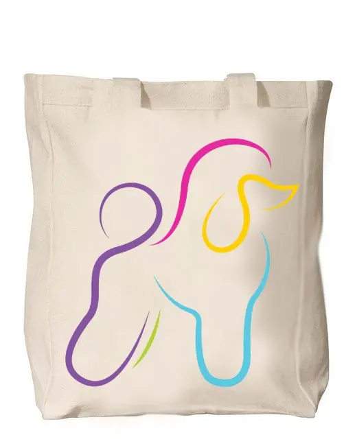 Poodle Tote Bag
