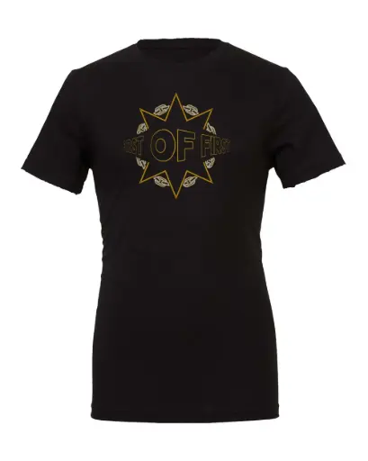 First of Phirst Black Tee