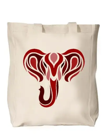 White Elephant Tote Bag