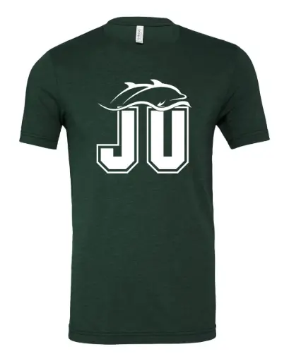 JU Green T-Shirt with White JU Emblem